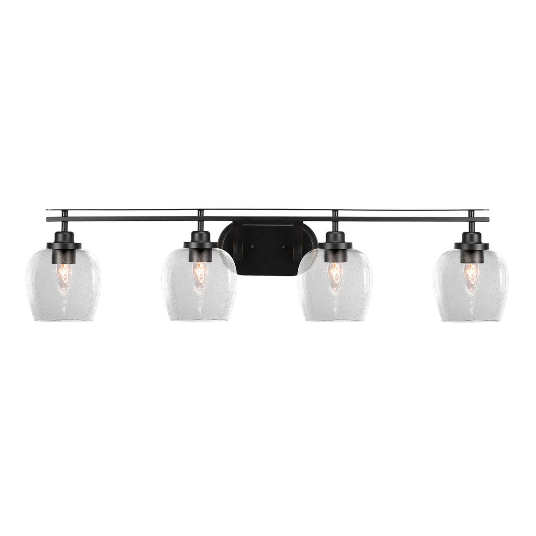 Toltec Odyssey 2614-mb-4810 Bath Vanity Light 40 in. wide - Matte Black