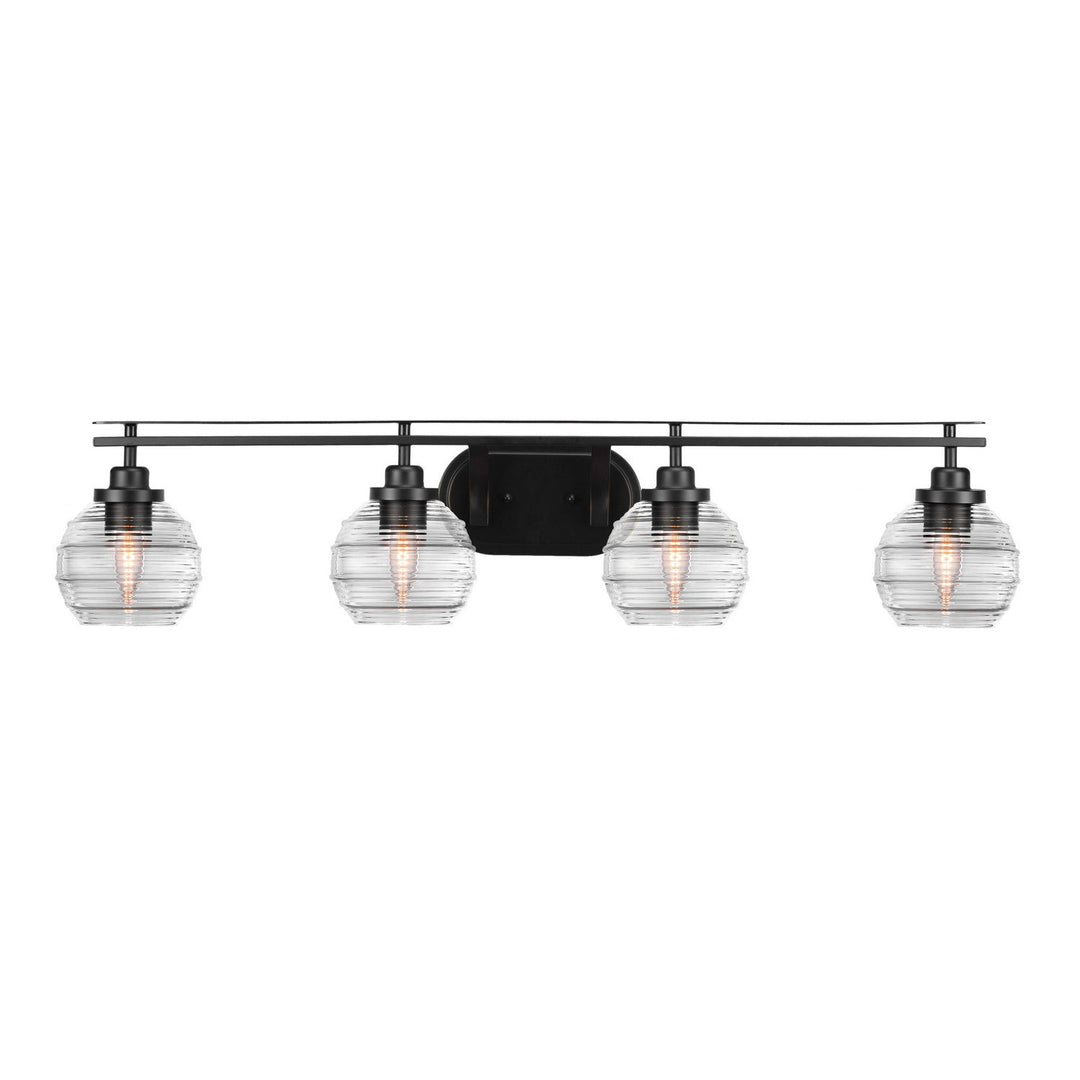 Toltec Odyssey 2614-mb-5110 Bath Vanity Light 40 in. wide - Matte Black