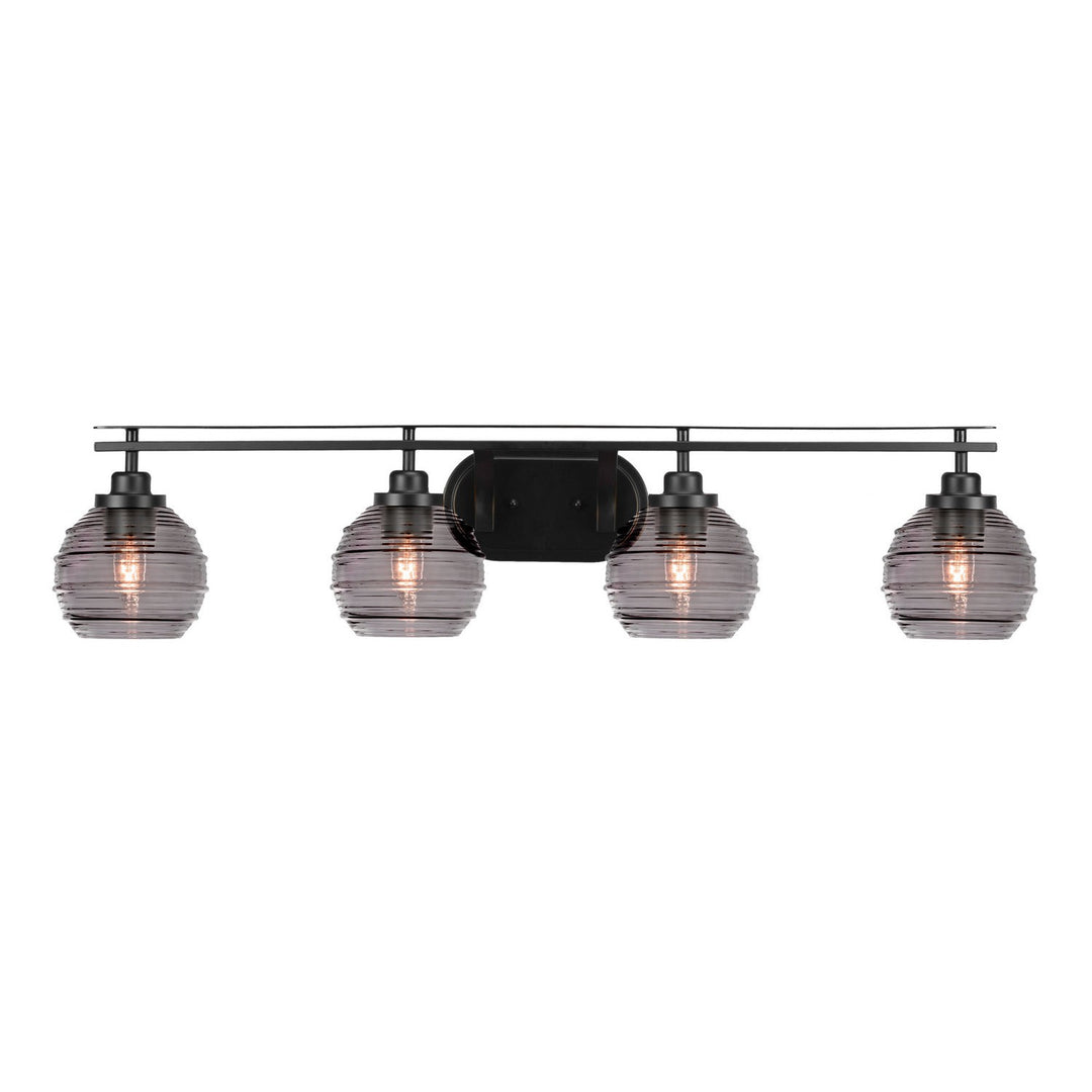 Toltec Odyssey 2614-mb-5112 Bath Vanity Light 40 in. wide - Matte Black