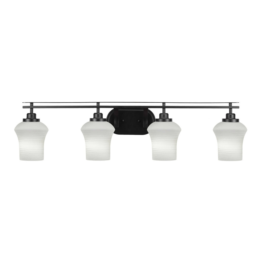 Toltec Odyssey 2614-mb-681 Bath Vanity Light 39 in. wide - Matte Black