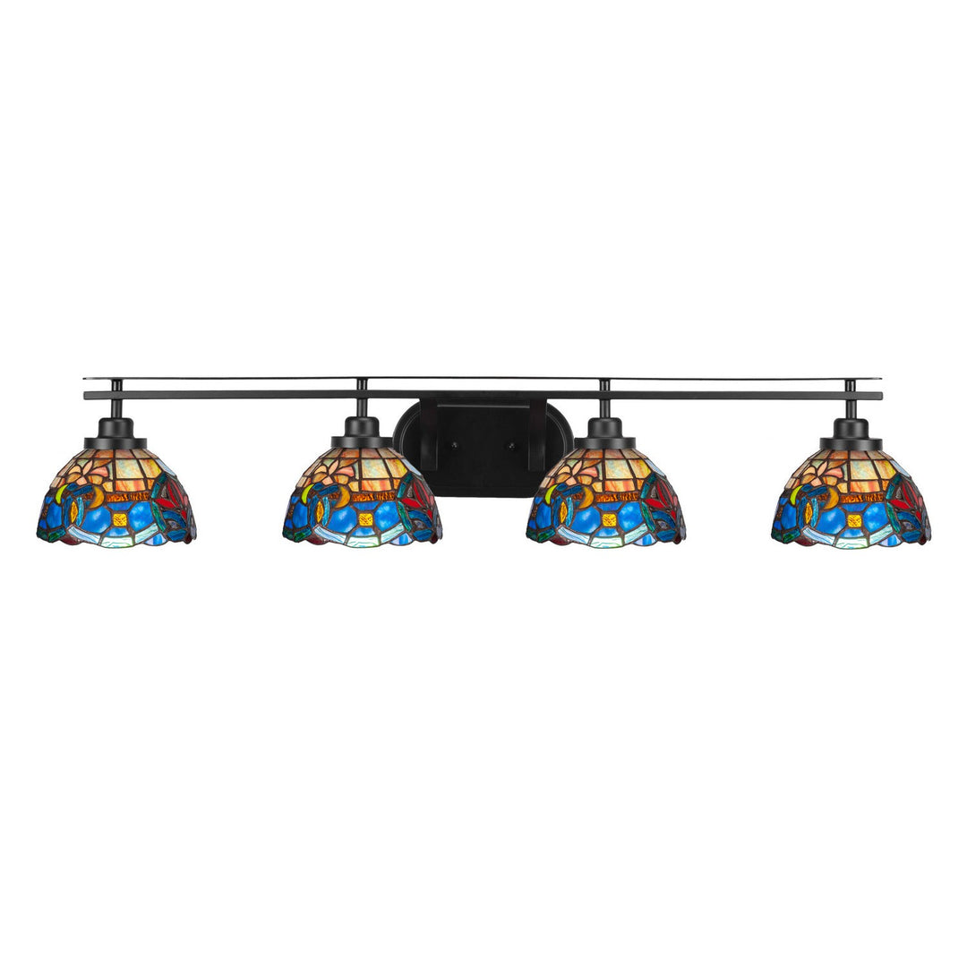 Toltec Odyssey 2614-mb-9355 Bath Vanity Light 40 in. wide - Matte Black