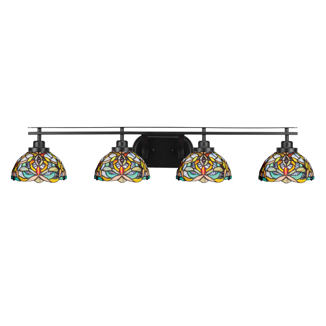 Toltec Odyssey 2614-mb-9905 Bath Vanity Light 41 in. wide - Matte Black
