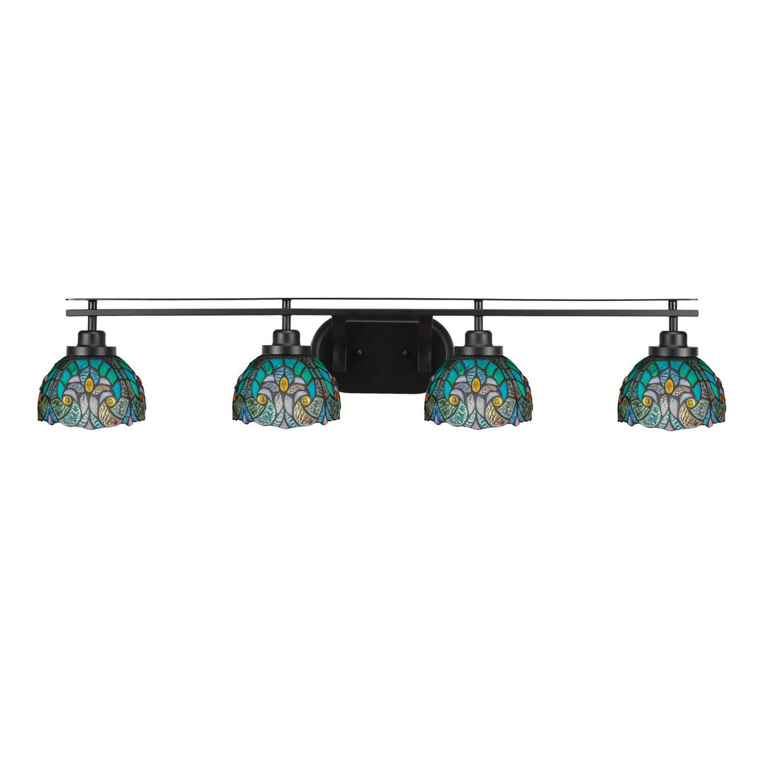 Toltec Odyssey 2614-mb-9925 Bath Vanity Light 40 in. wide - Matte Black