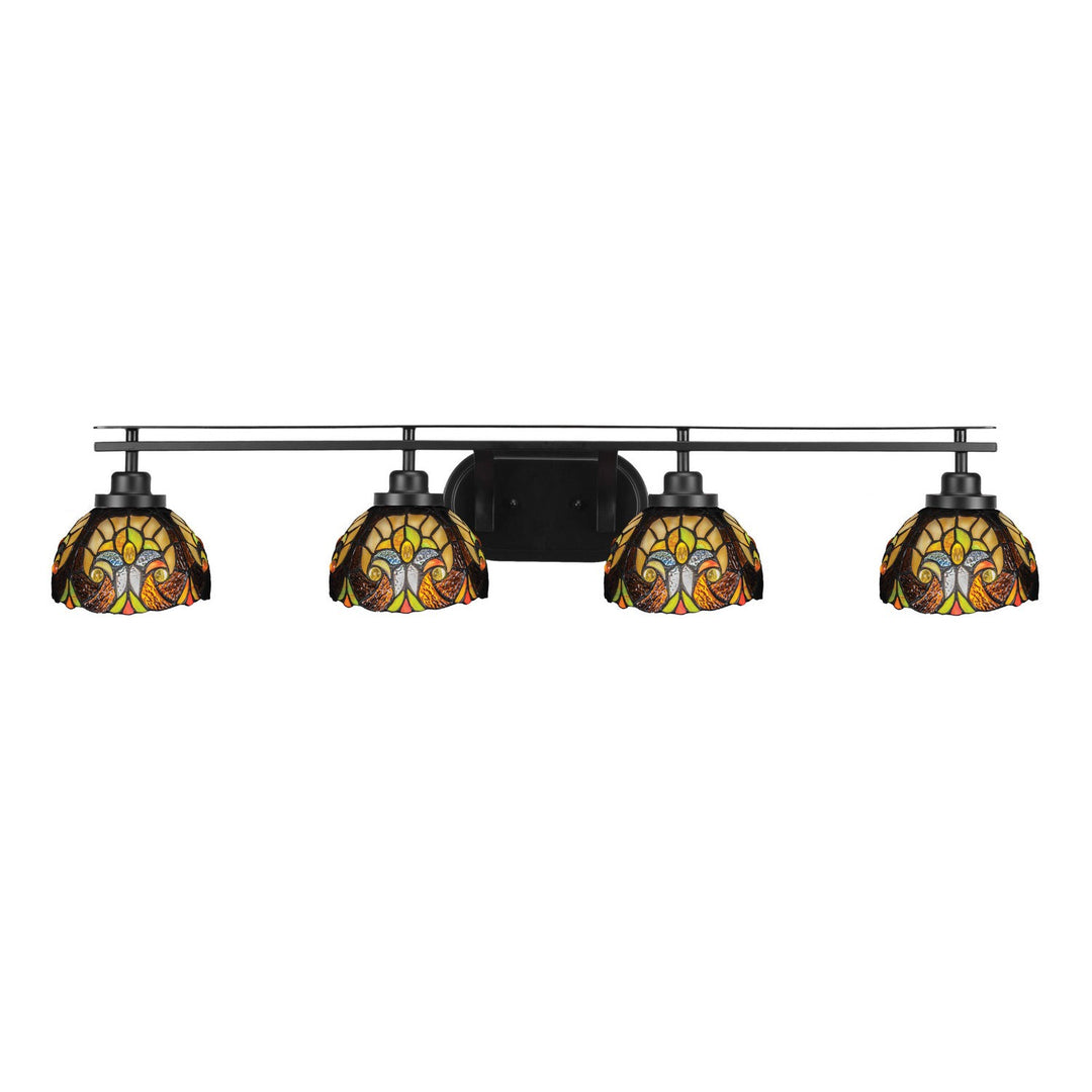 Toltec Odyssey 2614-mb-9945 Bath Vanity Light 40 in. wide - Matte Black