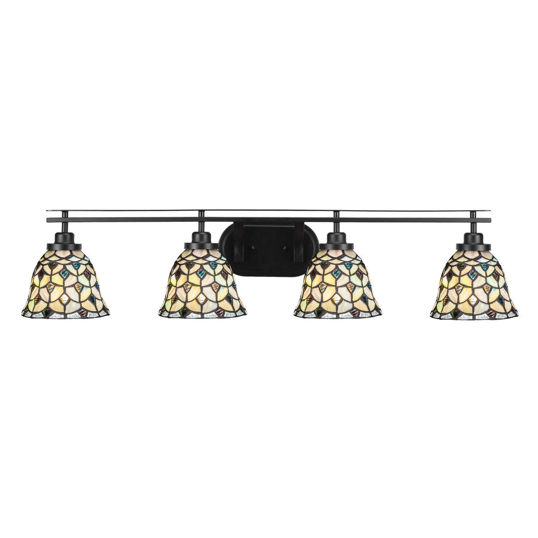 Toltec Odyssey 2614-mb-9965 Bath Vanity Light 40 in. wide - Matte Black