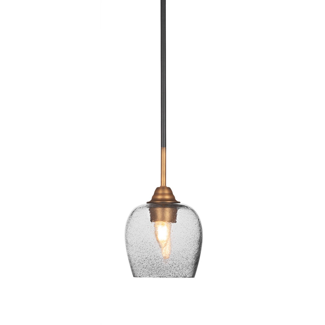 Toltec Paramount 3401-mbbr-4812 Pendant Light - Matte Black & Brass