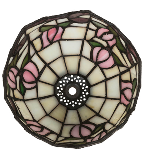 Meyda Tiffany Lighting 11835 Roseborder Shade Lamp Shade Multicolored