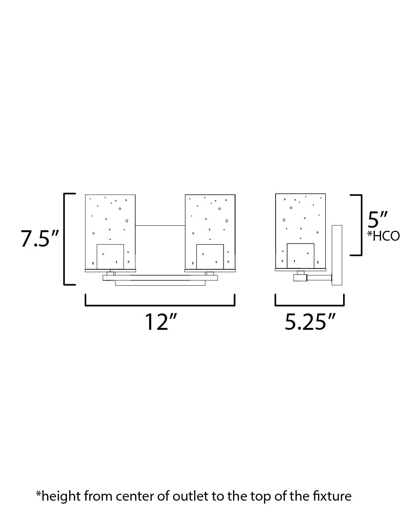 Maxim Sleek 11842CDSN Bath Vanity Light 12 in. wide - Satin Nickel