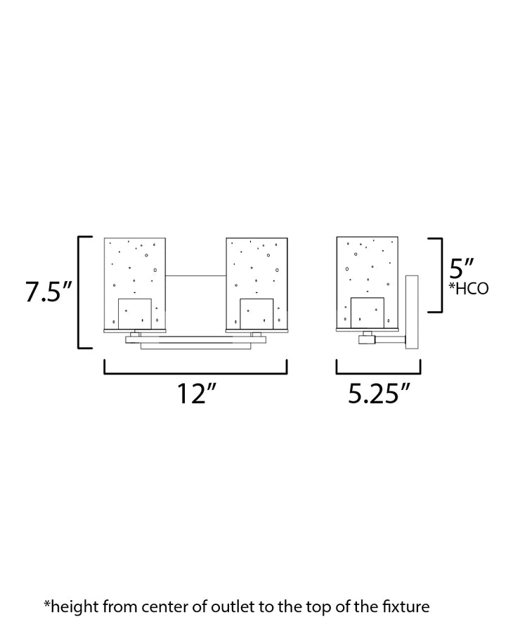 Maxim Sleek 11842CDSN Bath Vanity Light 12 in. wide - Satin Nickel