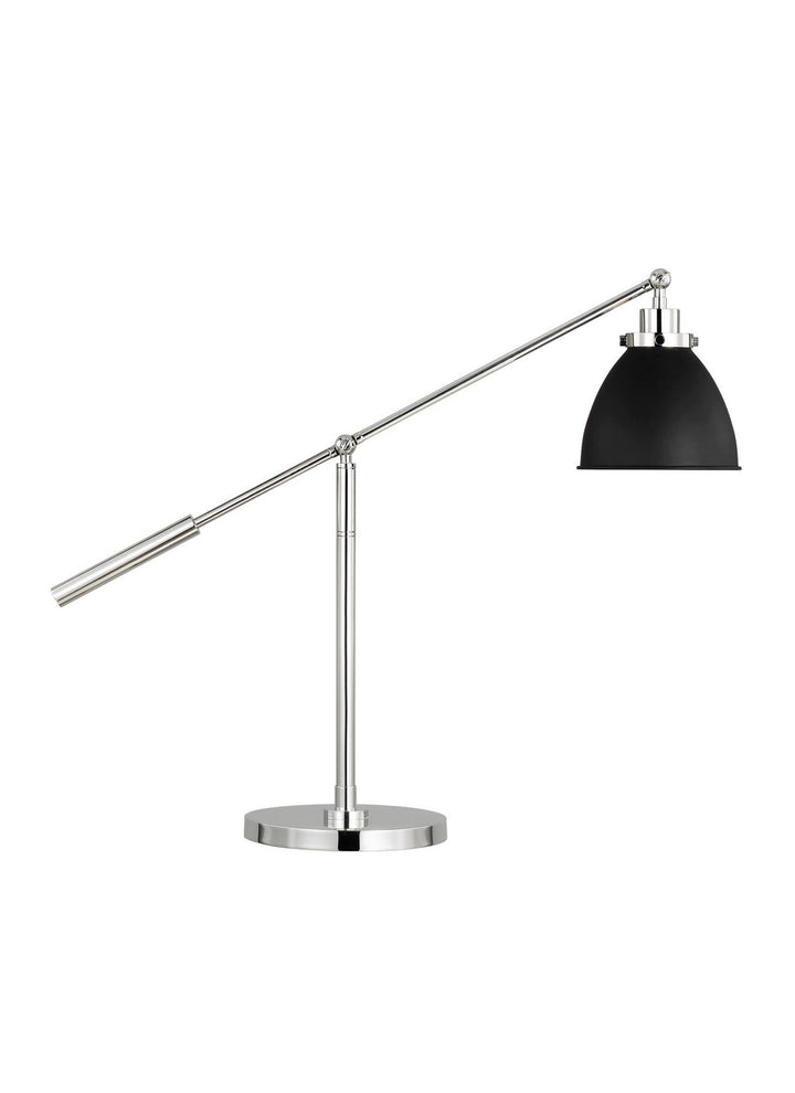 Visual Comfort Studio CT1101MBKPN1 Wellfleet One Light Desk Lamp Lamp Polished Nickel