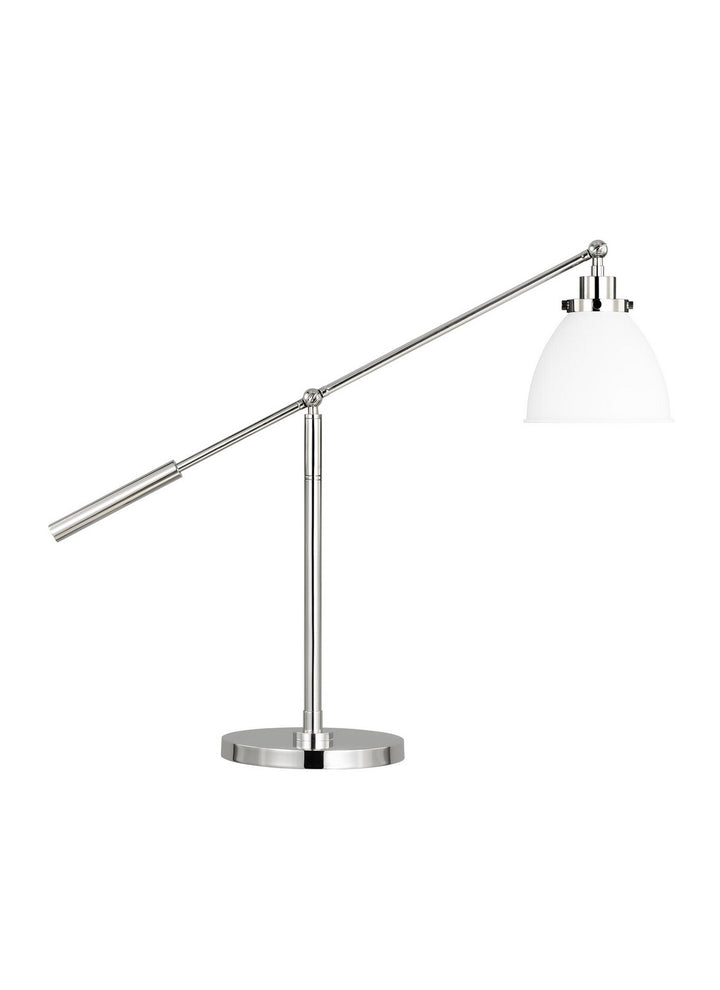 Visual Comfort Studio CT1101MWTPN1 Wellfleet One Light Desk Lamp Lamp Polished Nickel