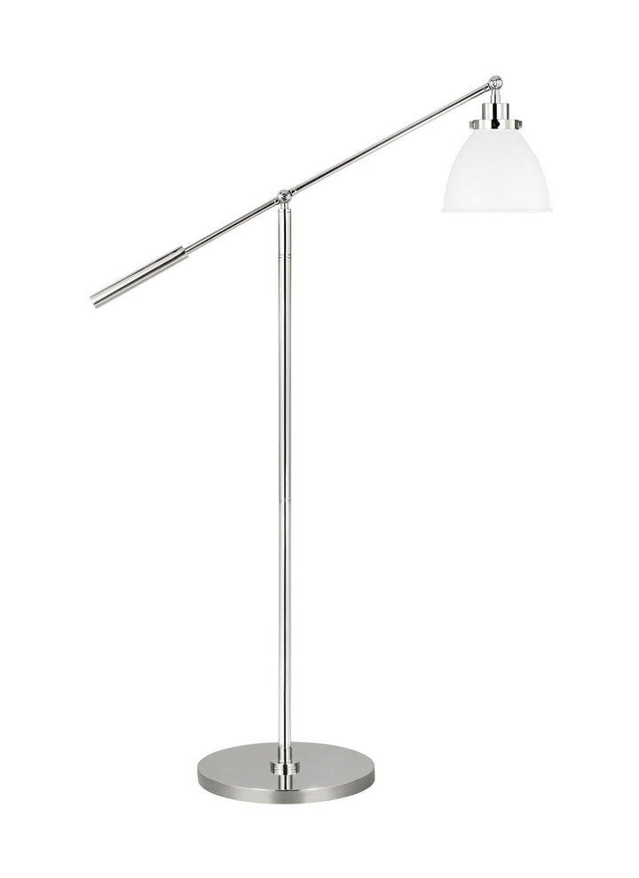 Visual Comfort Studio CT1131MWTPN1 Wellfleet One Light Floor Lamp Lamp Polished Nickel