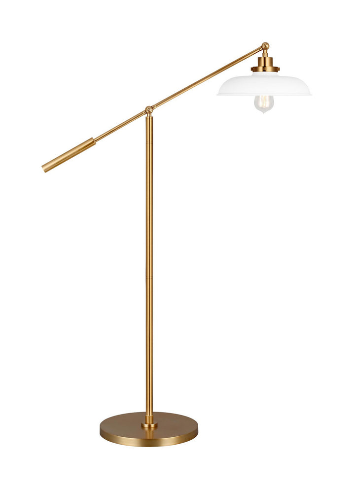 Visual Comfort Studio CT1141MWTBBS1 Wellfleet One Light Floor Lamp Lamp Brass