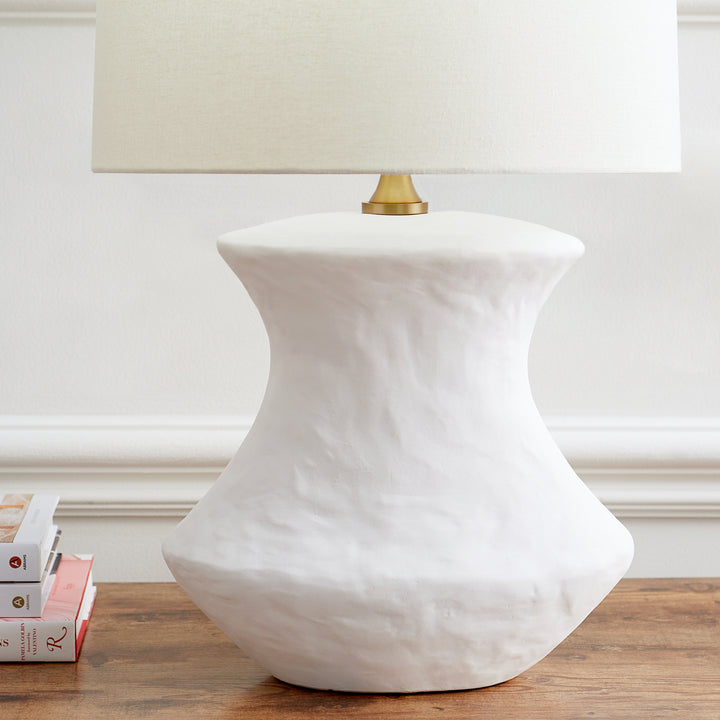 Visual Comfort Studio HT1021MWC1 Bone One Light Table Lamp Lamp White