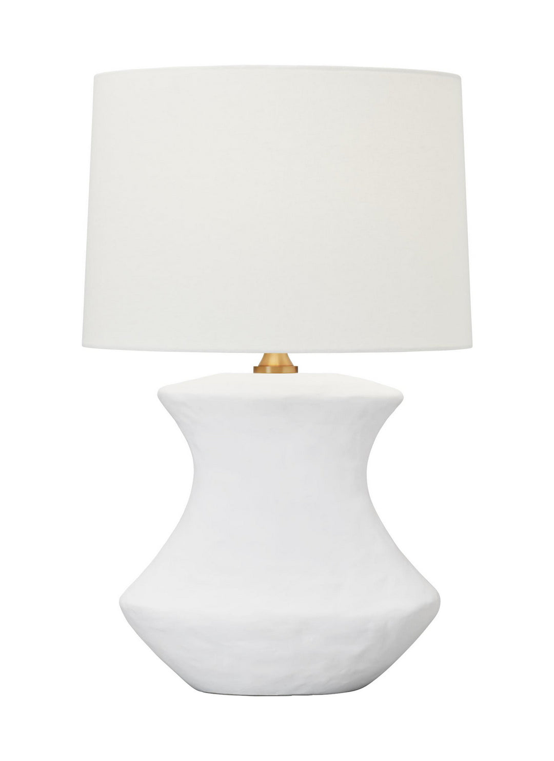 Visual Comfort Studio HT1021MWC1 Bone One Light Table Lamp Lamp White