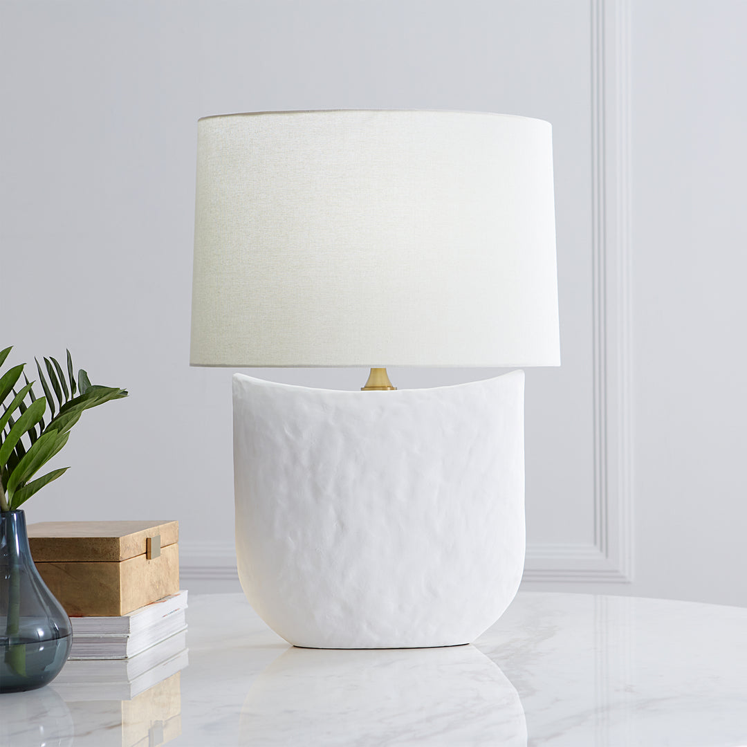 Visual Comfort Studio HT1031MWC1 Cenotes One Light Table Lamp Lamp White