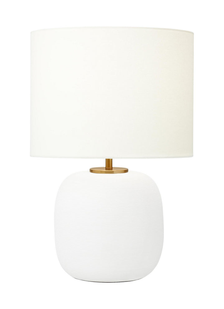Visual Comfort Studio HT1071MWC1 Fanny One Light Table Lamp Lamp White