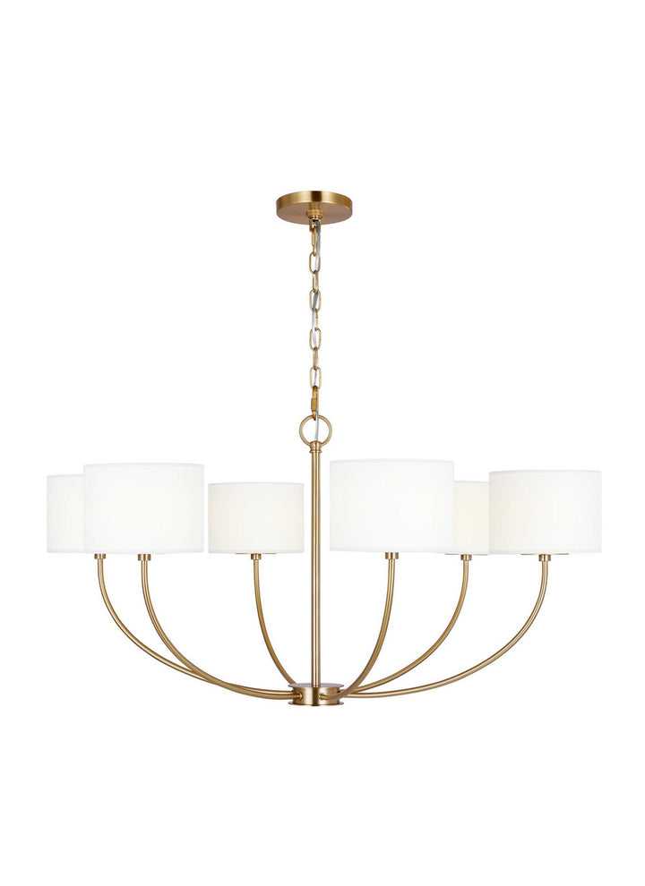 Visual Comfort Studio Sawyer KSC1046BBS Chandelier Light - Burnished Brass