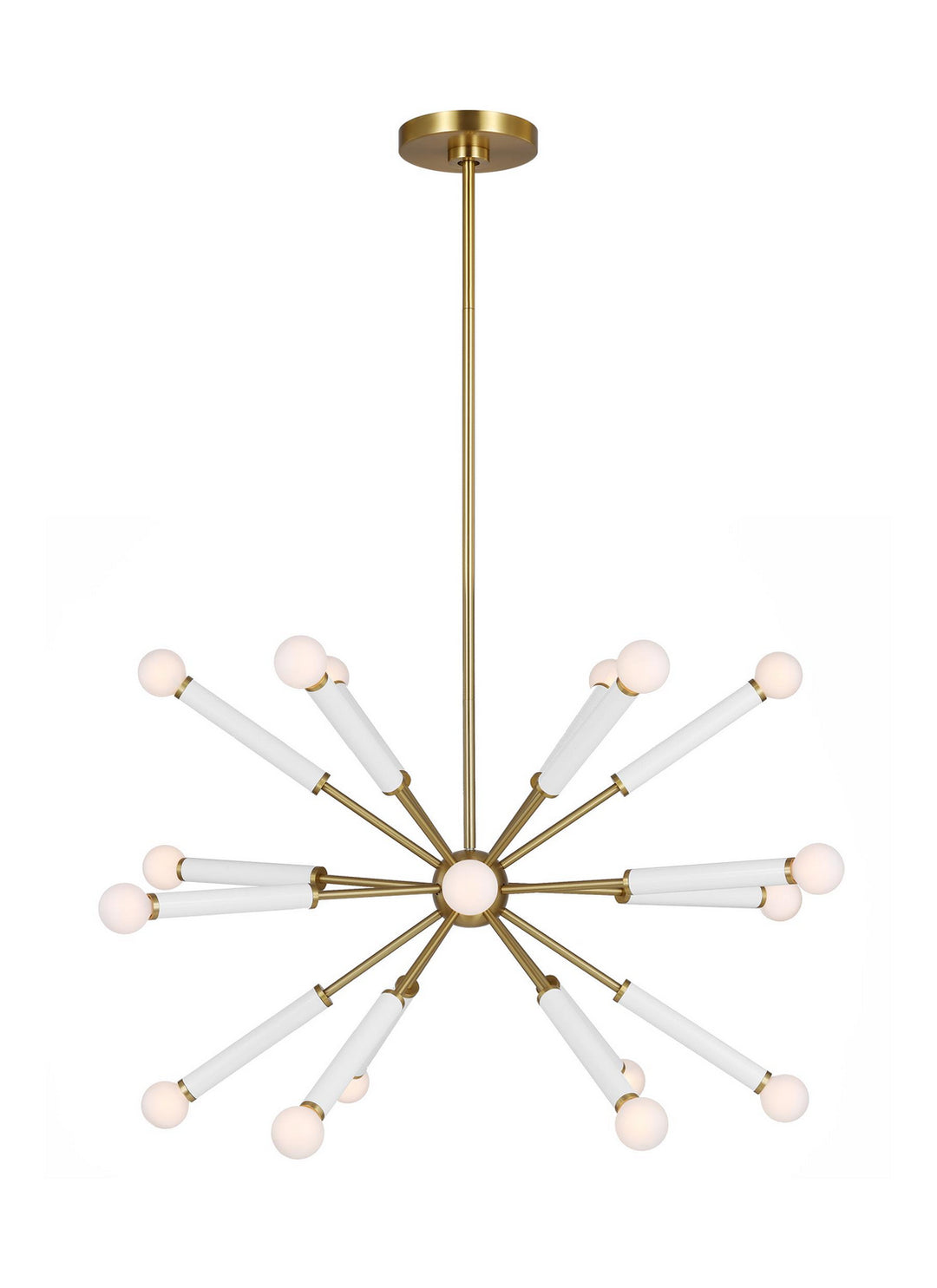 Visual Comfort Studio Monroe KSC10518BBSGW Chandelier Light - Burnished Brass