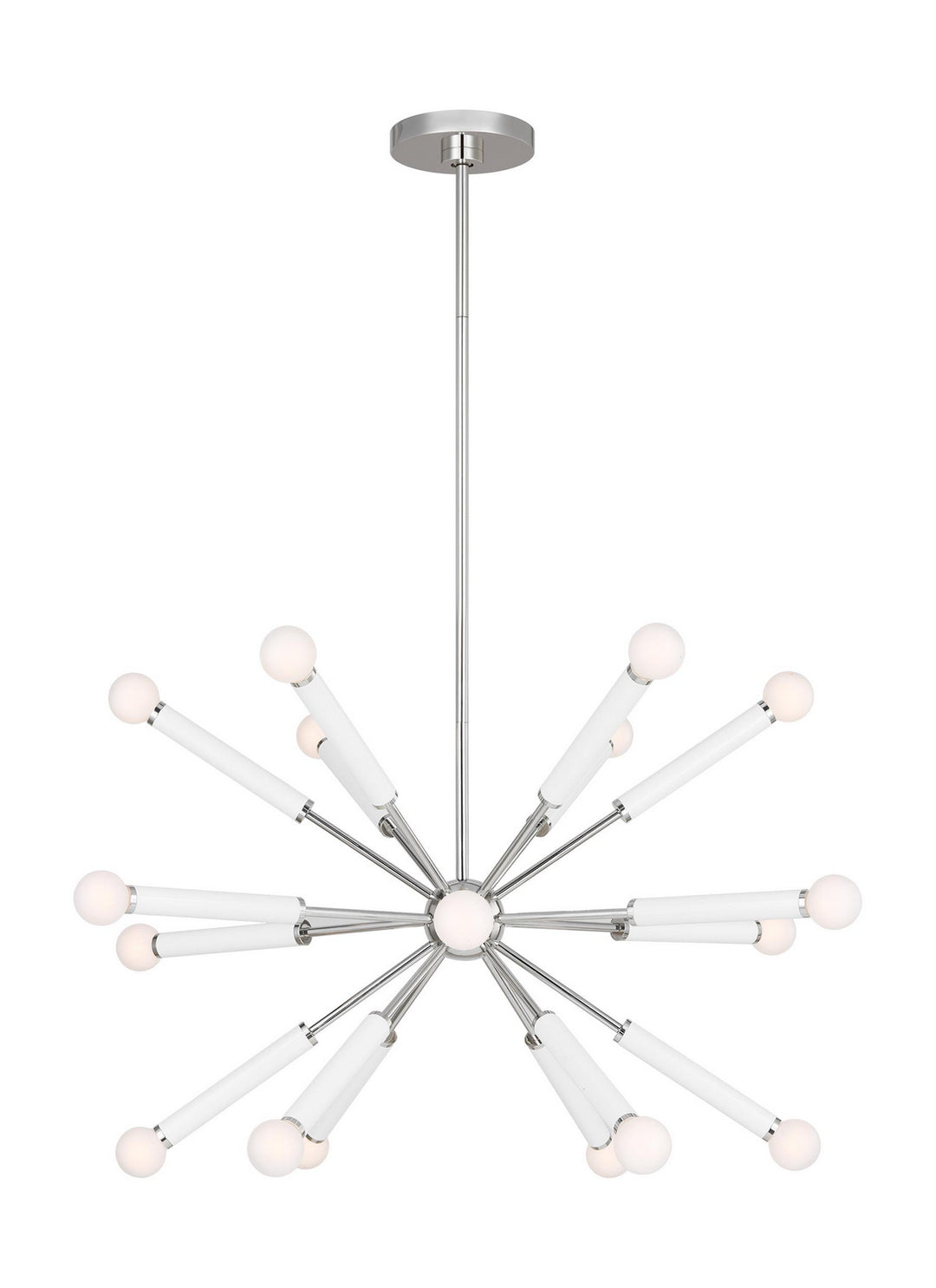 Visual Comfort Studio Monroe KSC10518PNGW Chandelier Light - Polished Nickel