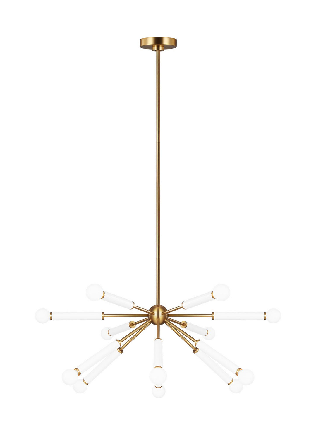 Visual Comfort Studio Monroe KSC10612BBSGW Chandelier Light - Burnished Brass