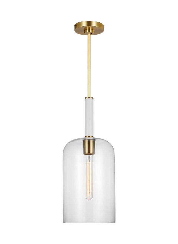Visual Comfort Studio Monroe KSP1051BBSGW Pendant Light - Burnished Brass