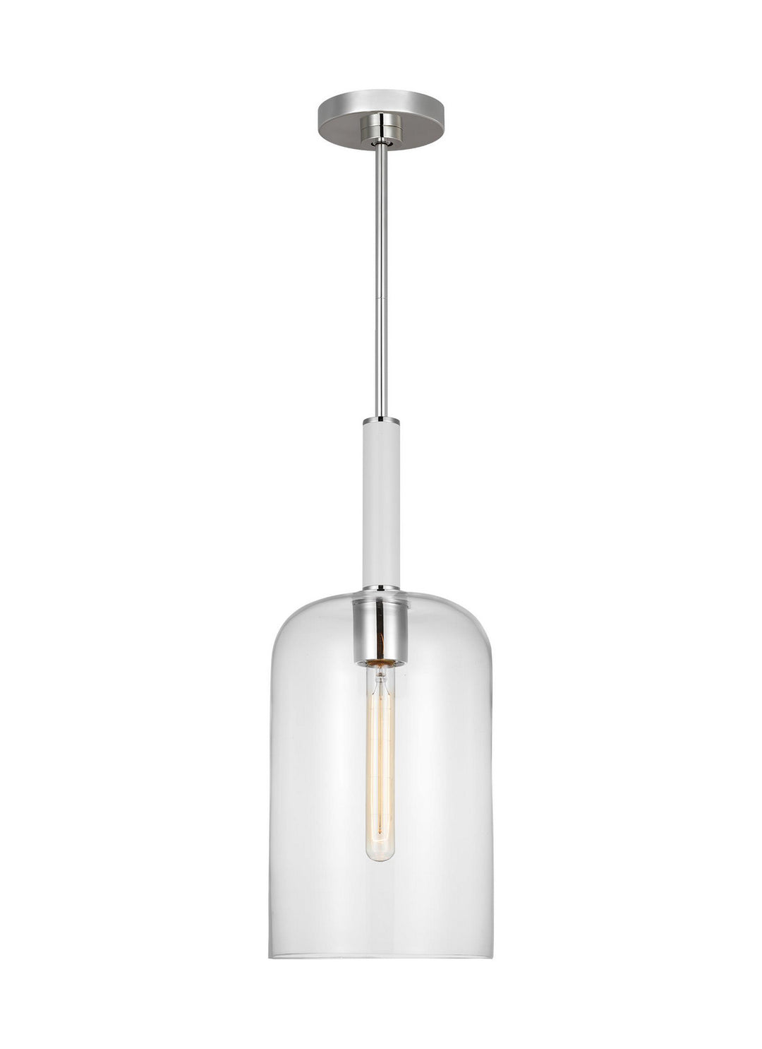 Visual Comfort Studio Monroe KSP1051PNGW Pendant Light - Polished Nickel