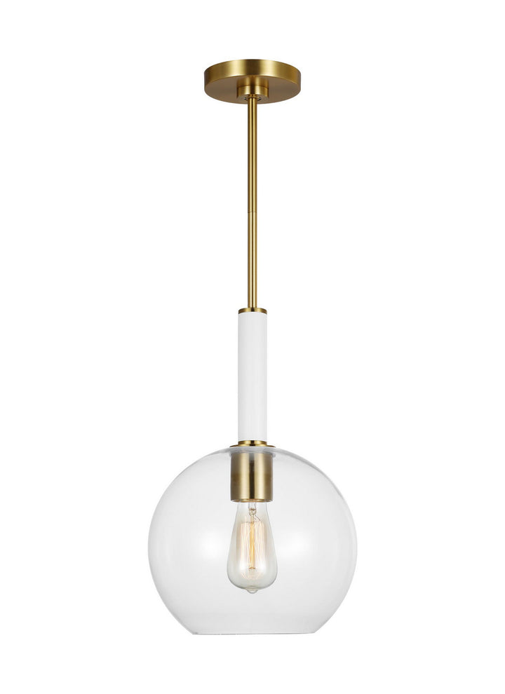 Visual Comfort Studio Monroe KSP1061BBSGW Pendant Light - Burnished Brass