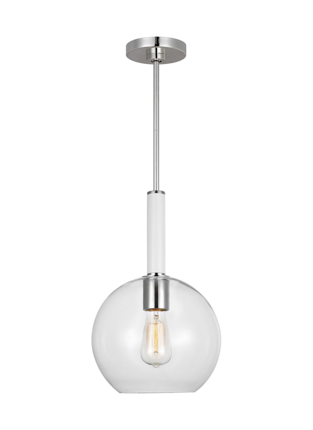 Visual Comfort Studio Monroe KSP1061PNGW Pendant Light - Polished Nickel