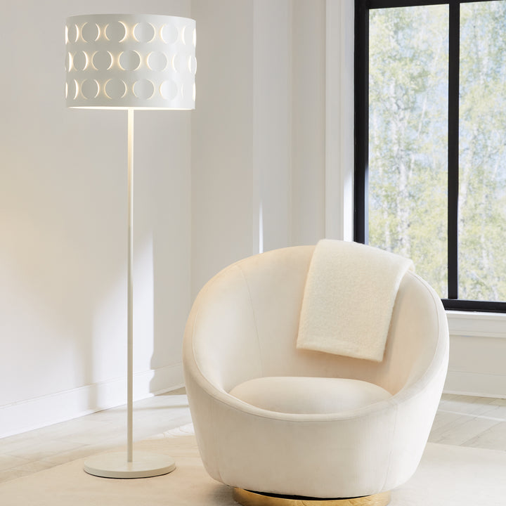 Visual Comfort Studio KST1011MWT1 Dottie One Light Floor Lamp Lamp White
