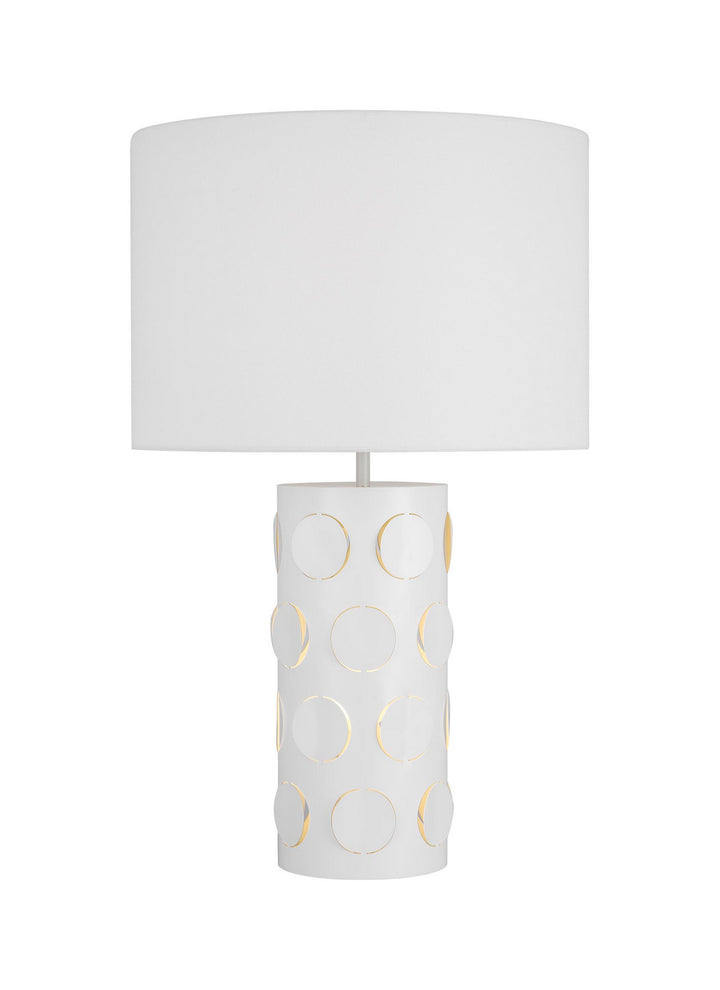 Visual Comfort Studio KST1022MWT1 Dottie Two Light Table Lamp Lamp White