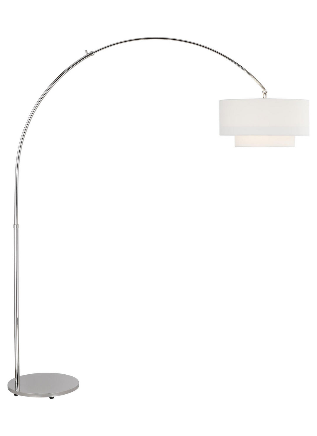 Visual Comfort Studio KST1031PN1 Sawyer One Light Floor Lamp Lamp Polished Nickel