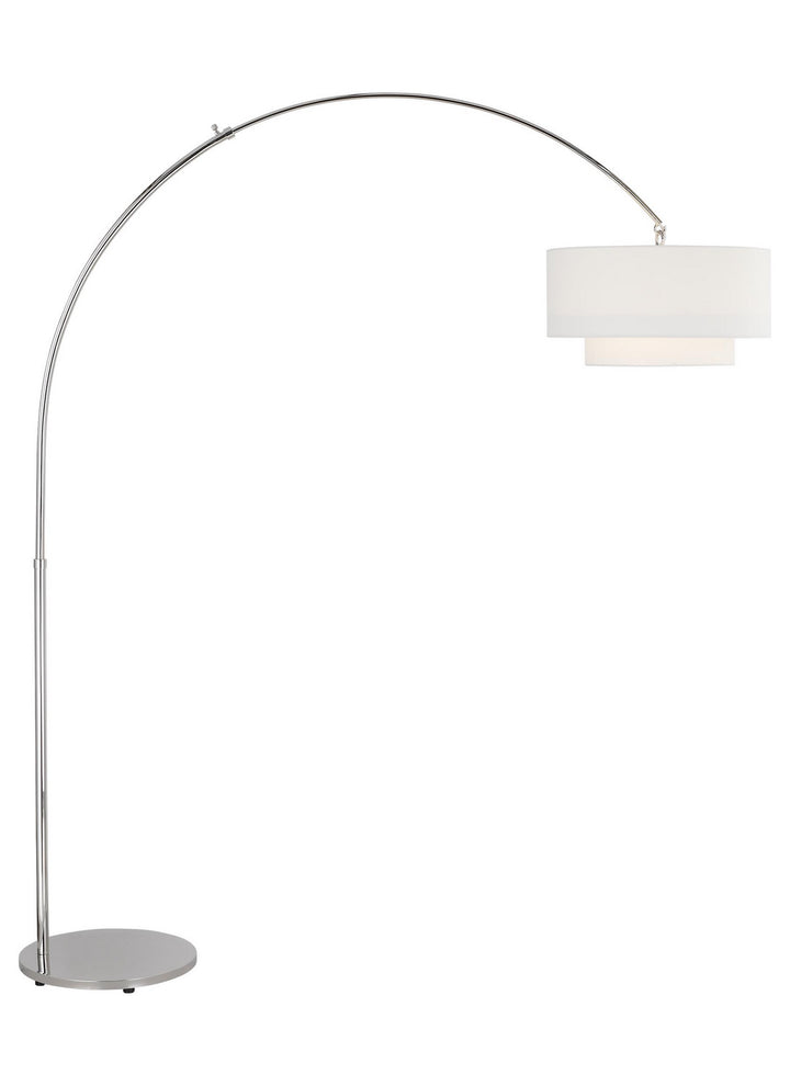 Visual Comfort Studio KST1031PN1 Sawyer One Light Floor Lamp Lamp Polished Nickel