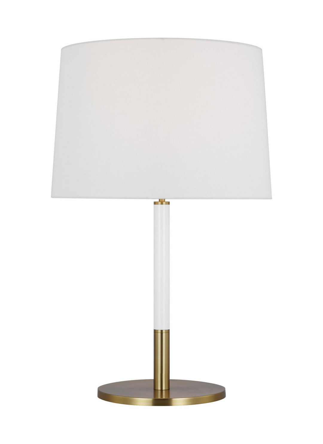 Visual Comfort Studio KST1041BBSGW1 Monroe One Light Table Lamp Lamp Brass - Antique