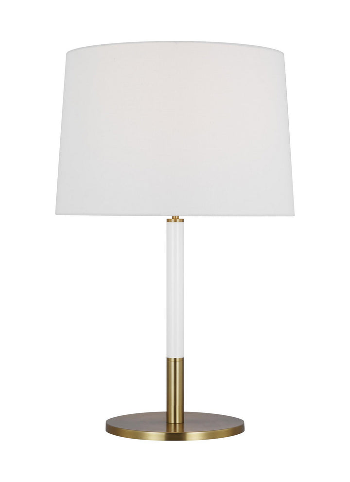 Visual Comfort Studio KST1041BBSGW1 Monroe One Light Table Lamp Lamp Brass - Antique
