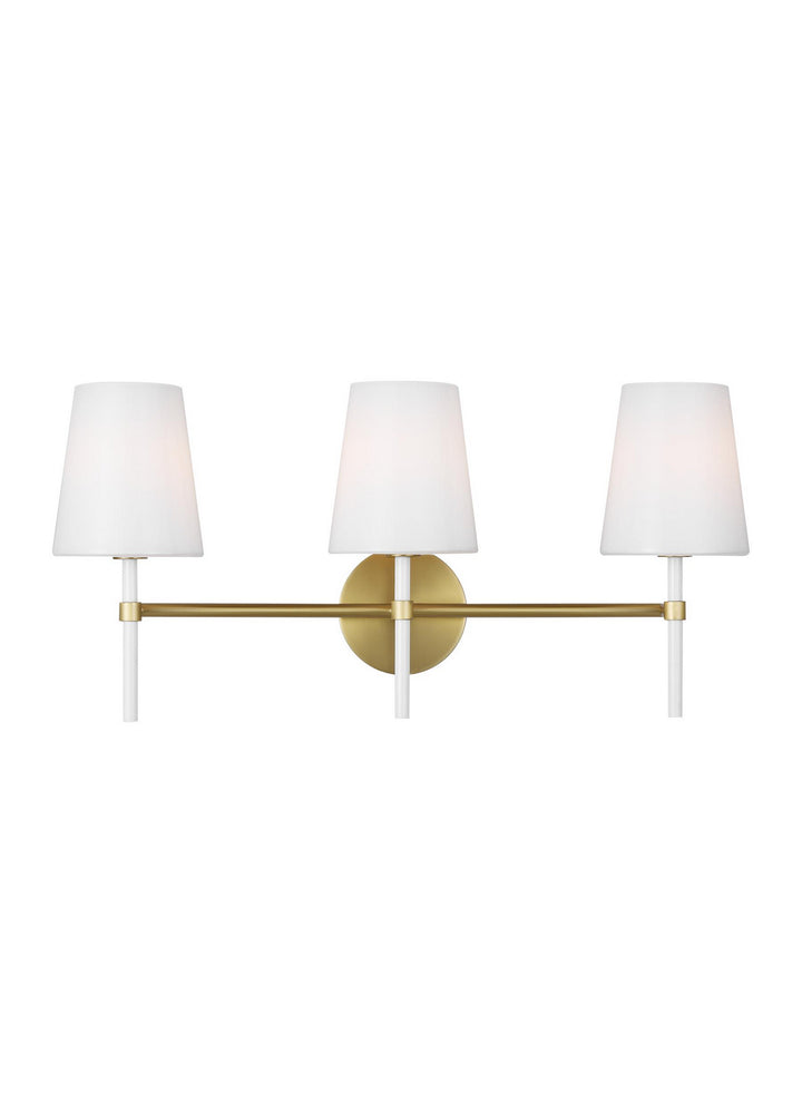 Visual Comfort Studio Monroe KSV1013BBSGW Bath Vanity Light 23 in. wide - Burnished Brass