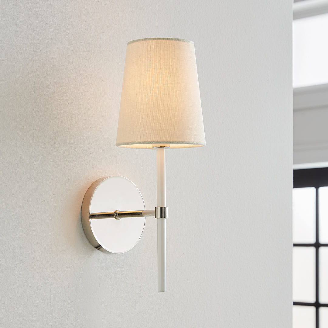Visual Comfort Studio Monroe KSW1081PNGW Wall Light - Polished Nickel