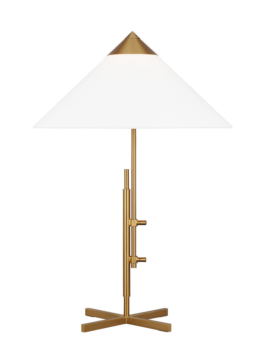 Visual Comfort Studio KT1281BBS1 Franklin One Light Table Lamp Lamp Brass - Antique