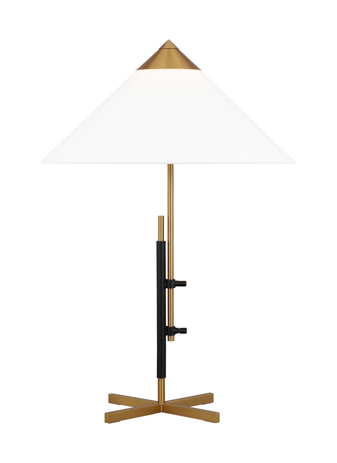 Visual Comfort Studio KT1281BBSBNZ1 Franklin One Light Table Lamp Lamp Brass - Antique