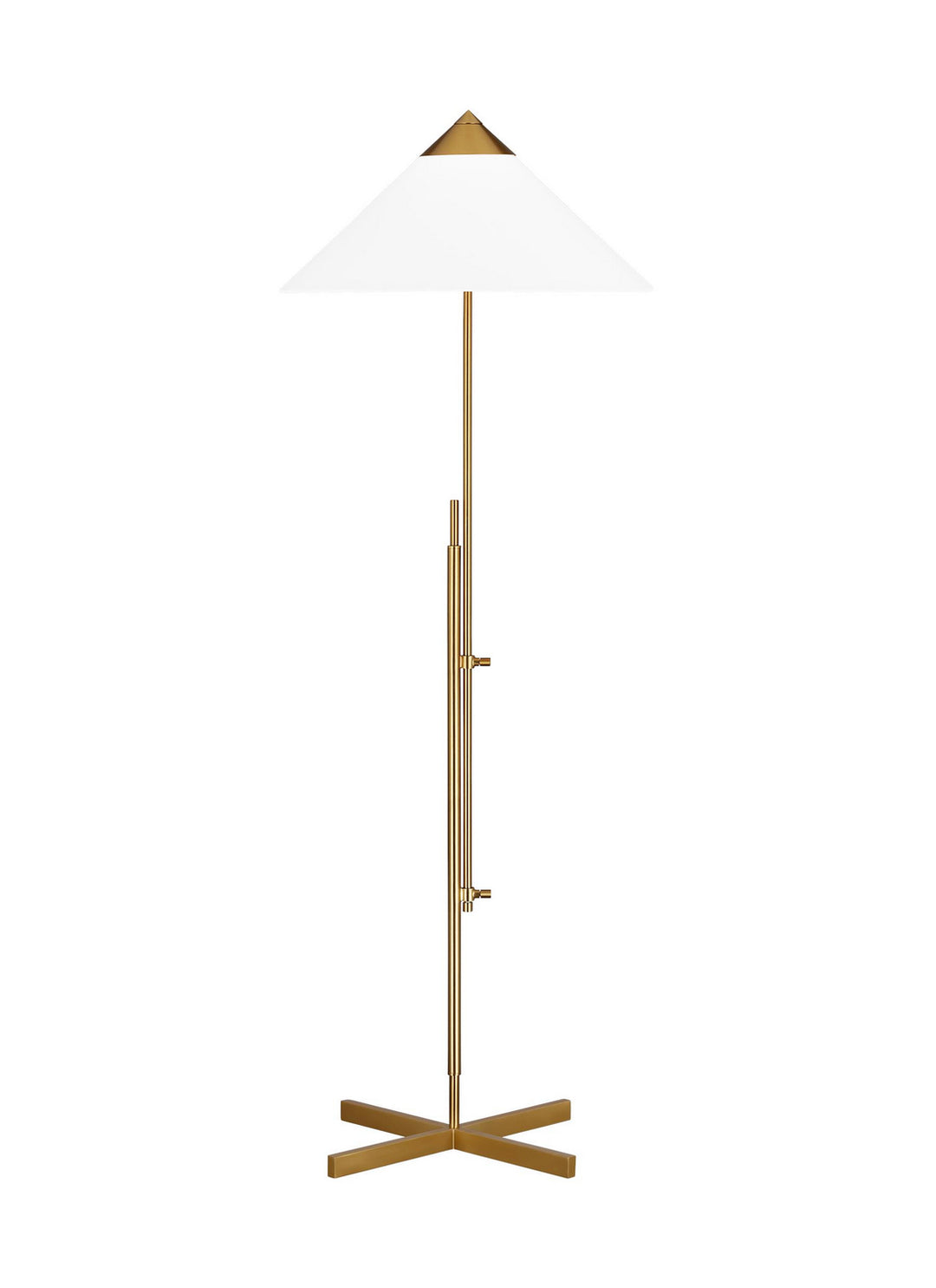 Visual Comfort Studio KT1291BBS1 Franklin One Light Floor Lamp Lamp Brass - Antique