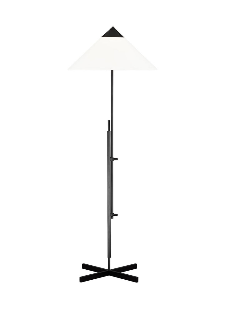 Visual Comfort Studio KT1291BNZ1 Franklin One Light Floor Lamp Lamp Bronze / Dark