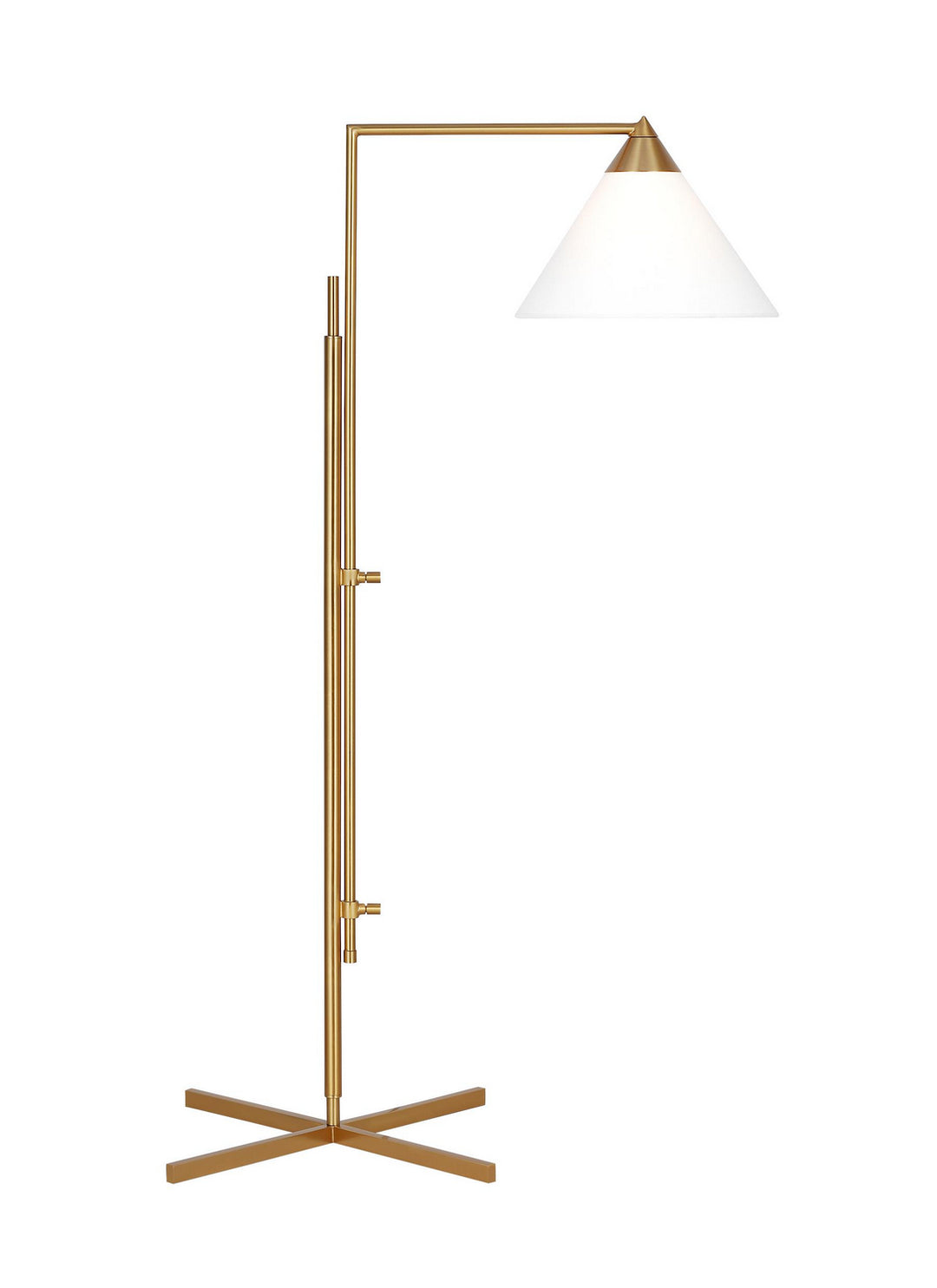 Visual Comfort Studio KT1301BBS1 Franklin One Light Floor Lamp Lamp Brass - Antique