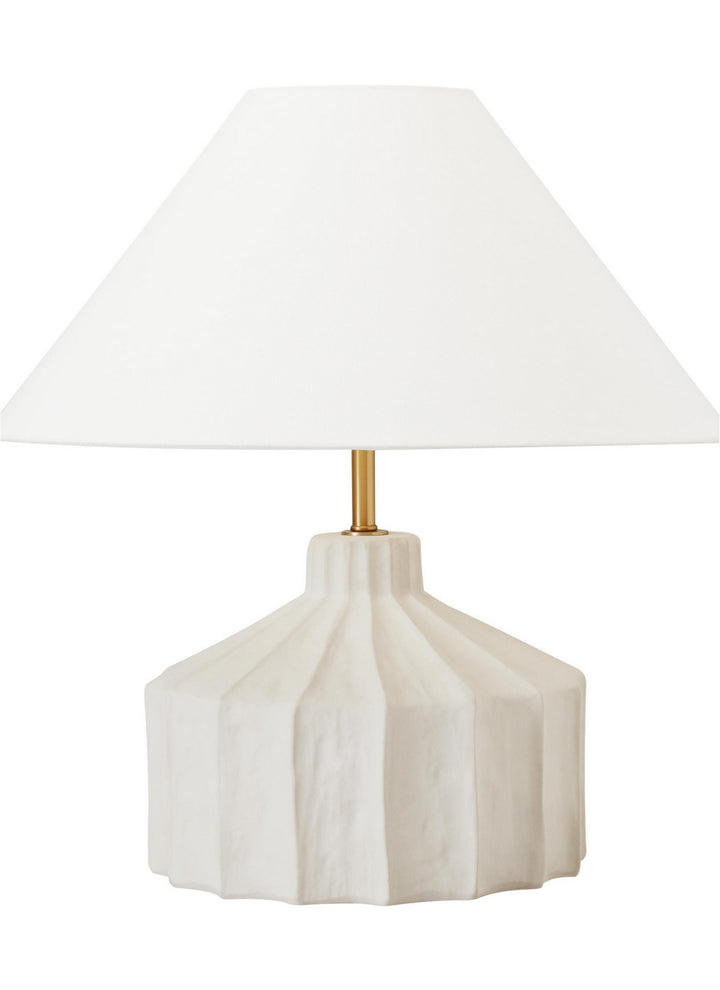 Visual Comfort Studio KT1321MC1 Veneto One Light Table Lamp Lamp White