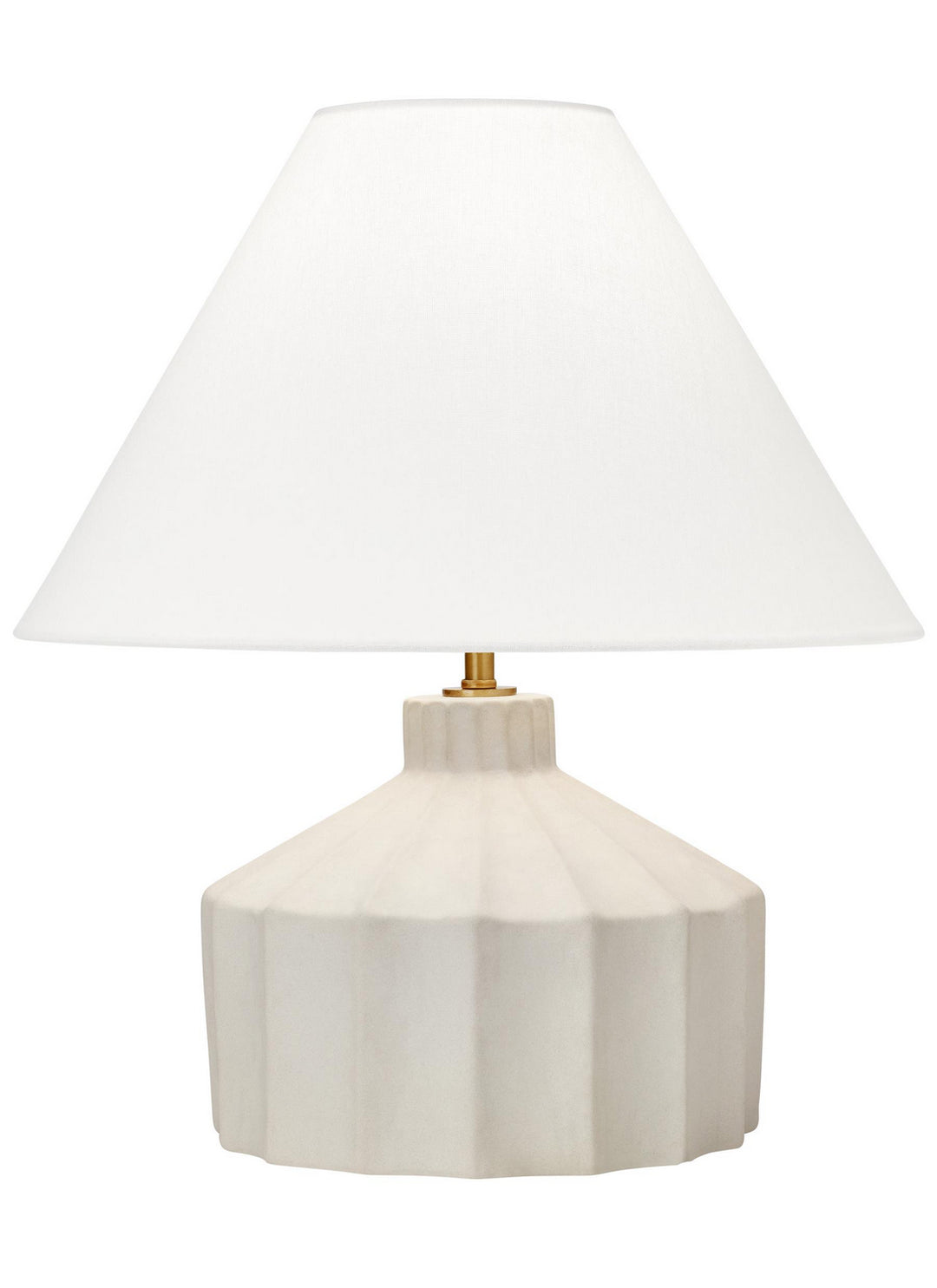 Visual Comfort Studio KT1331MC1 Veneto One Light Table Lamp Lamp White
