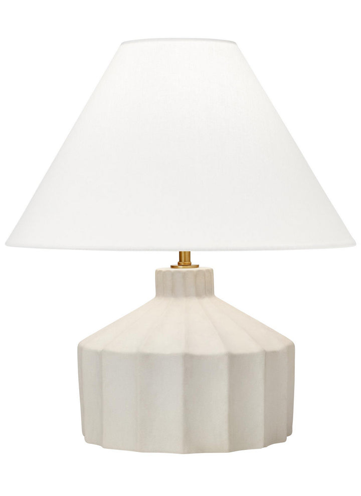 Visual Comfort Studio KT1331MC1 Veneto One Light Table Lamp Lamp White