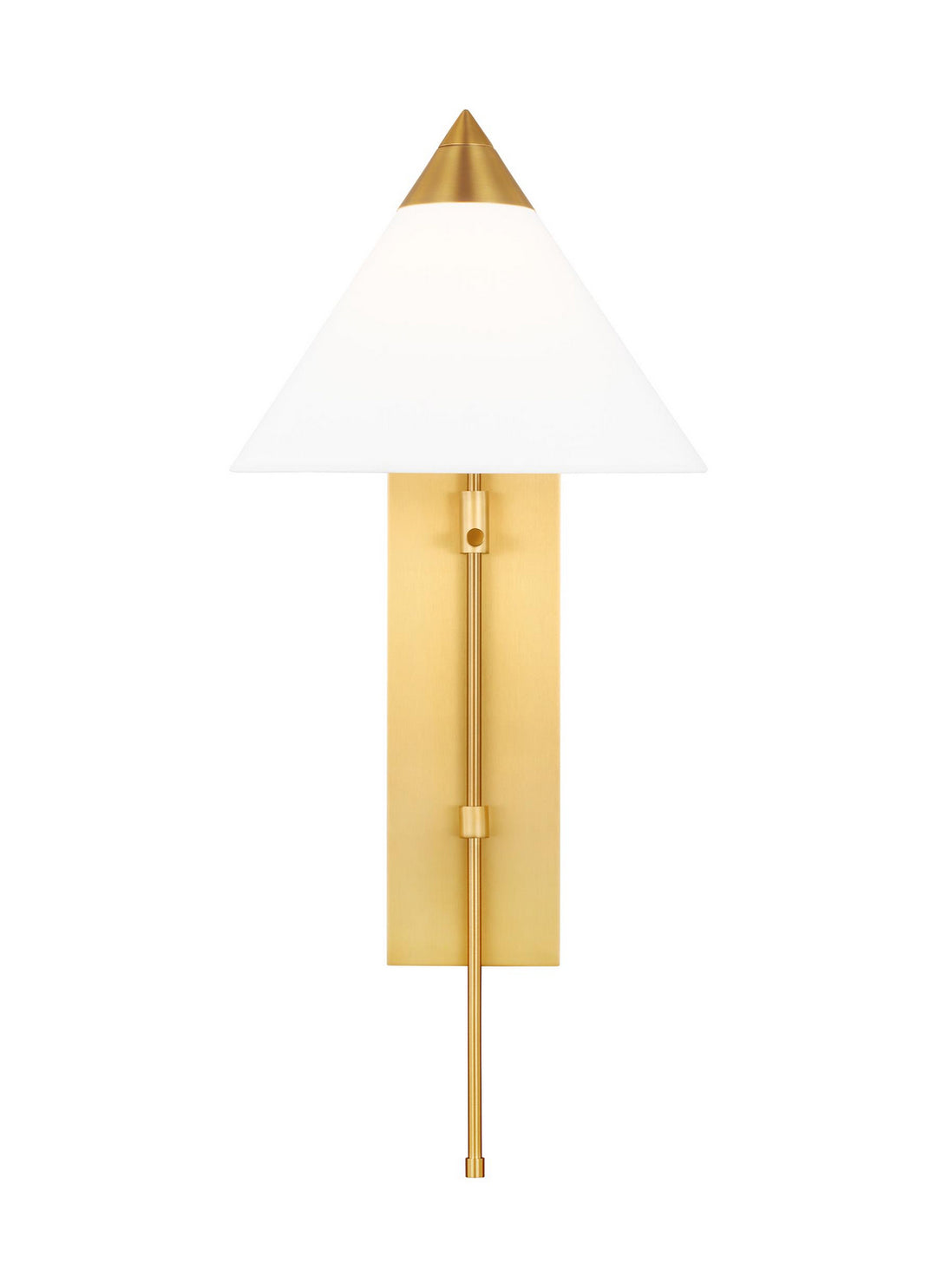 Visual Comfort Studio KWL1121BBS Franklin One Light Wall Sconce Lamp Brass - Antique