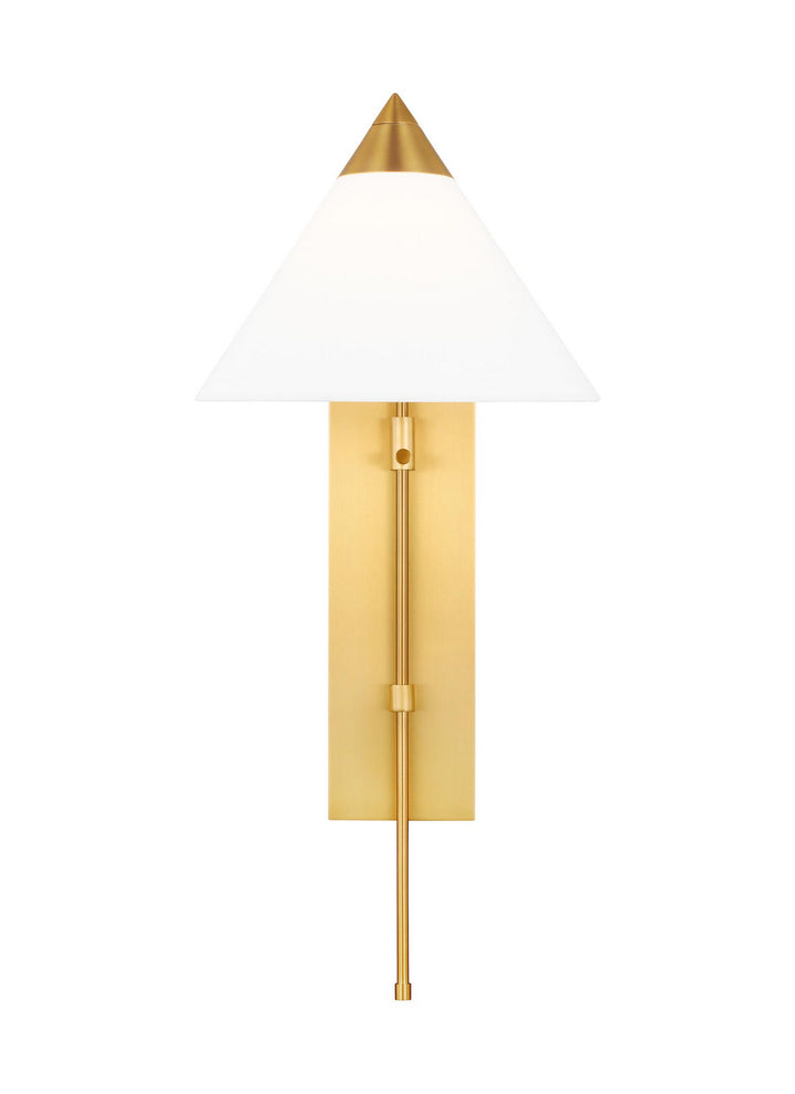 Visual Comfort Studio KWL1121BBS Franklin One Light Wall Sconce Lamp Brass - Antique