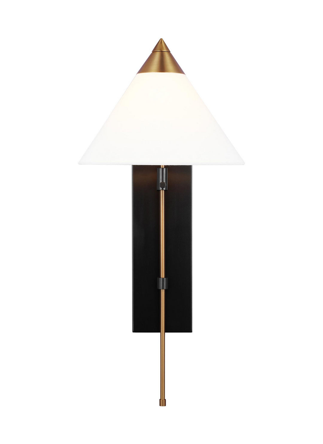Visual Comfort Studio KWL1121BBSBNZ Franklin One Light Wall Sconce Lamp Brass - Antique