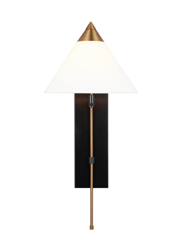 Visual Comfort Studio KWL1121BBSBNZ Franklin One Light Wall Sconce Lamp Brass - Antique