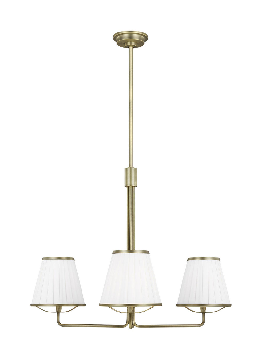 Visual Comfort Studio Esther LC1173TWB Chandelier Light - Time Worn Brass